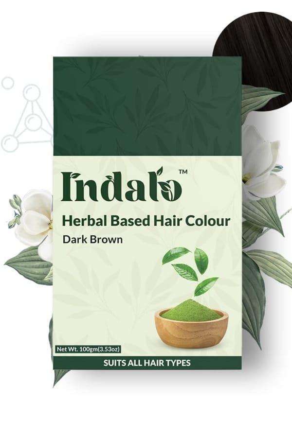 Herbal Based Hair Colour with Amla and Brahmi - Dark Brown