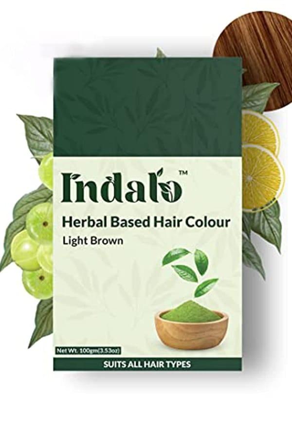 Herbal Based Hair Colour with Amla, Shikakai, Henna and Brahmi - Light Brown