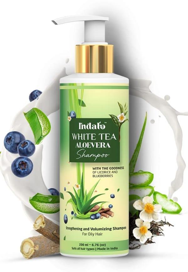 White Tea Aloe Vera Shampoo for Oily Hair