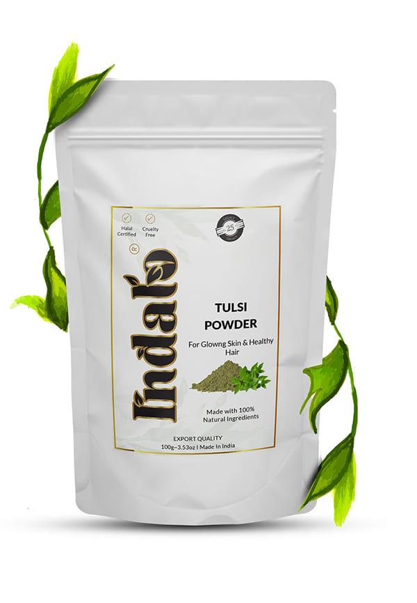 Tulsi Powder For Glowing Skin & Hair Treatment