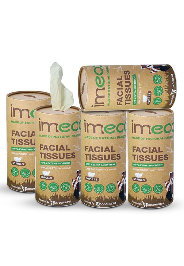 Bamboo Car Tissue | Ultra-Soft Travel Friendly Facial Wipe