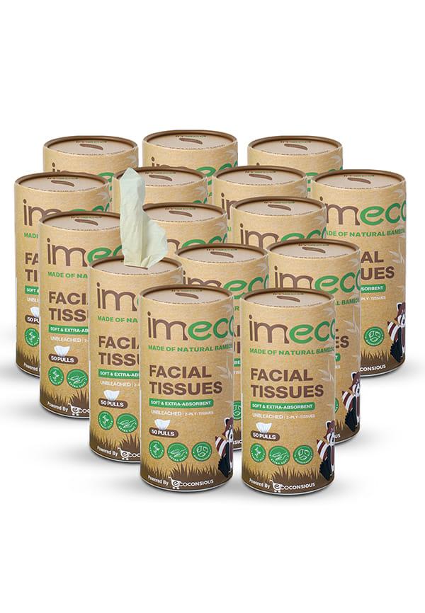Bamboo Car Tissue | Ultra-Soft Travel Friendly Facial Wipe