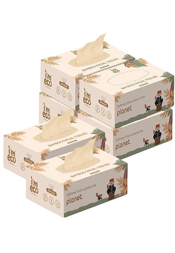 Bamboo Facial Tissue | Soft & Highly Absorbent