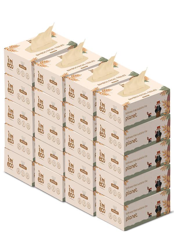 Bamboo Facial Tissue | Soft & Highly Absorbent