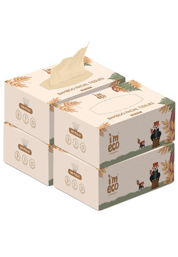 Bamboo Facial Tissue | Soft & Highly Absorbent