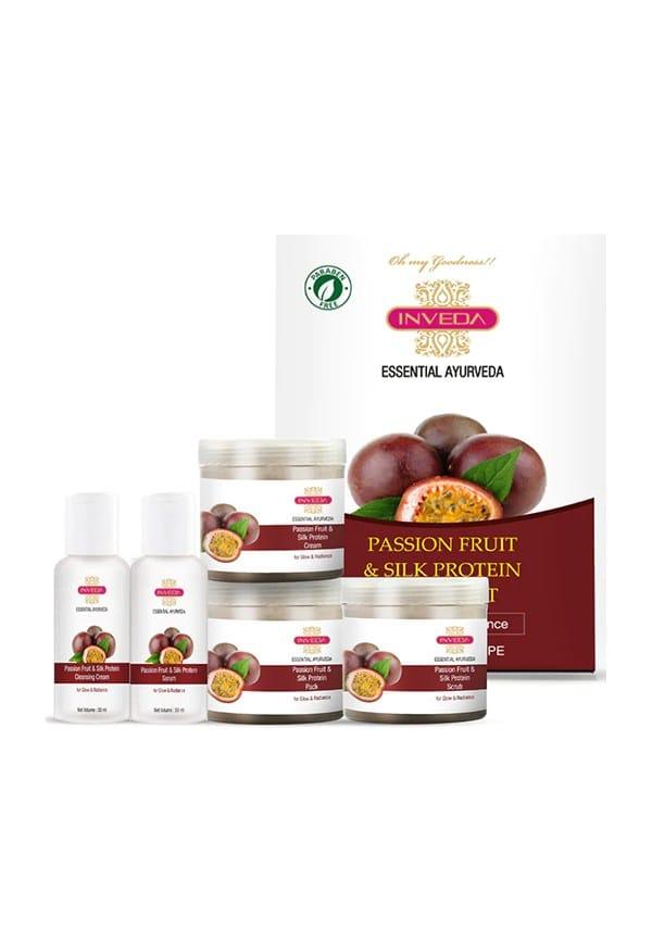 Passion Fruit and Silk Protein Facial Kit | For Glow & radiance