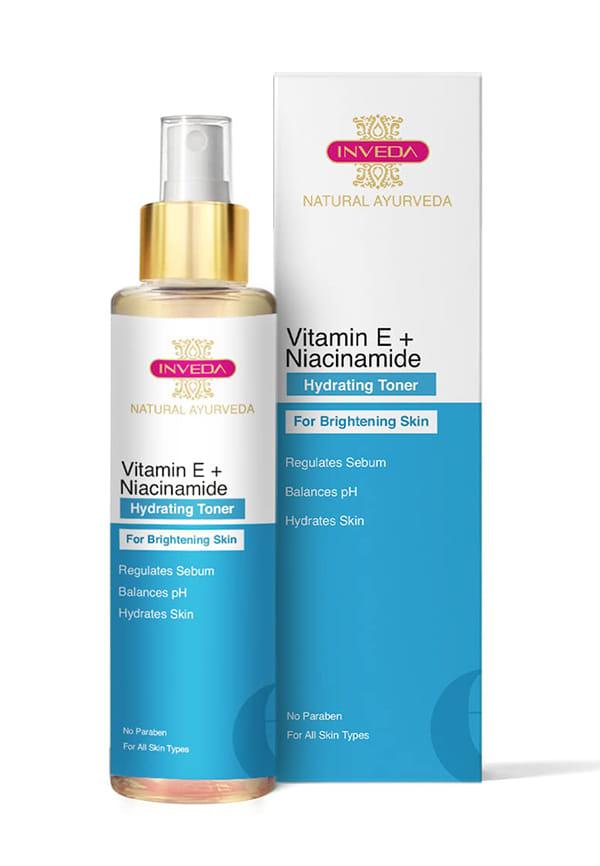 Vitamin E + Niacinamide Hydrating Toner for Brightening Skin
