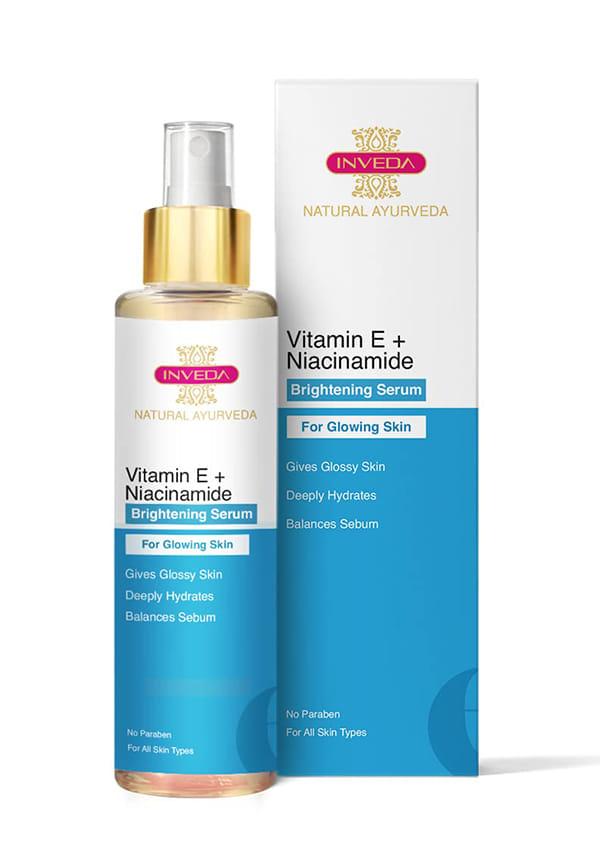 Vitamin E+Niacinamide Brightening Serum, Dark Spots, Oily Skin, Uneven Tone