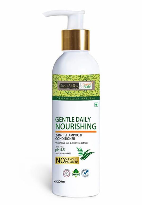 Organic Gentle Daily Nourishing 2-in-1 Shampoo and Conditioner