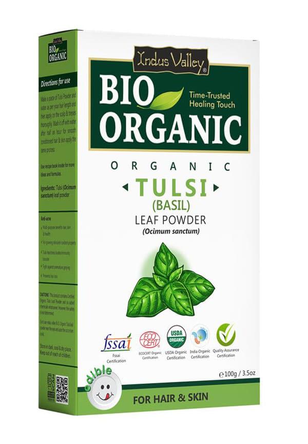 100% Organic Tulsi Powder | Natural Tulsi Leaf Powder for Face & Skin Care