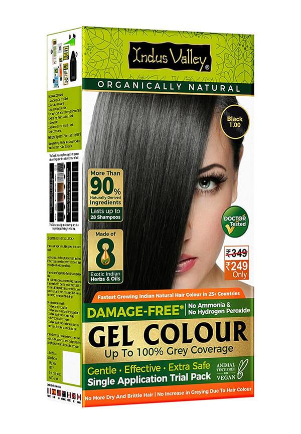 Damage Free Natural Gel Hair Colour for Women