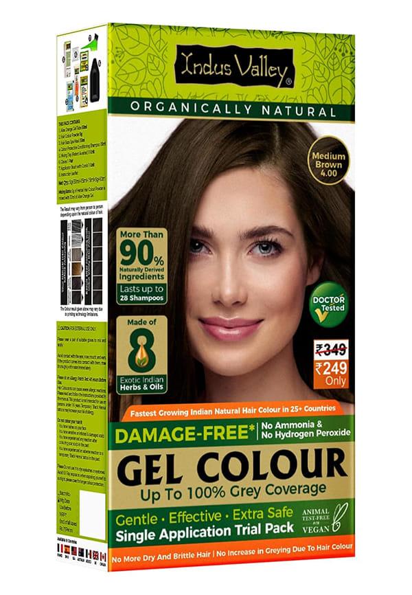 Damage Free Natural Gel Hair Colour for Women