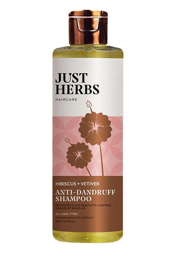 Just Herbs Hibiscus + Vetiver Anti-Dandruff Shampoo