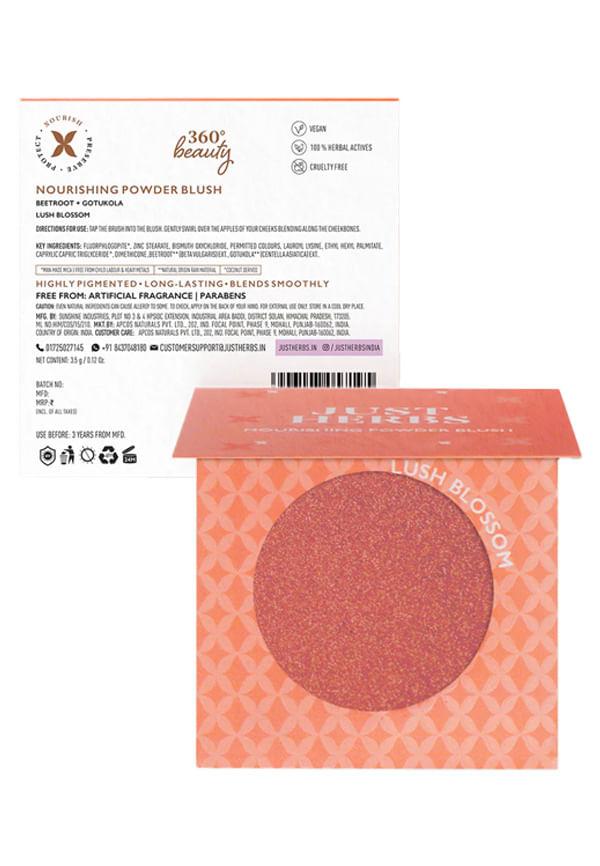 Nourishing Powder Blush with Beetroot and Gotukola