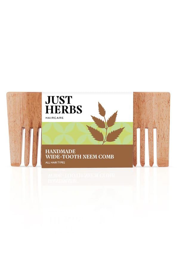 Handmade Wide-Tooth Neem Comb