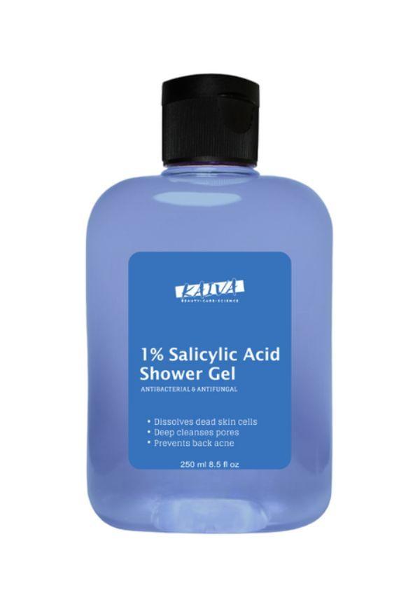 1% Salicylic Acid Shower Gel with Glycolic Acid| Exfoliating Body Wash
