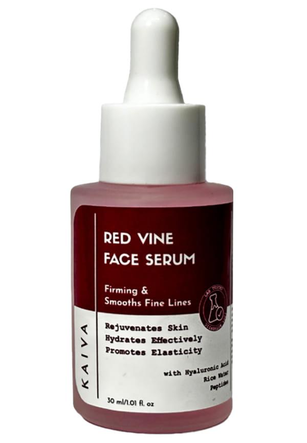 Red Vine Face Serum with Rice Water & Peptides