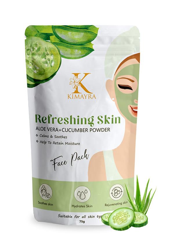 Aloe vera + Cucumber Face Pack Powder