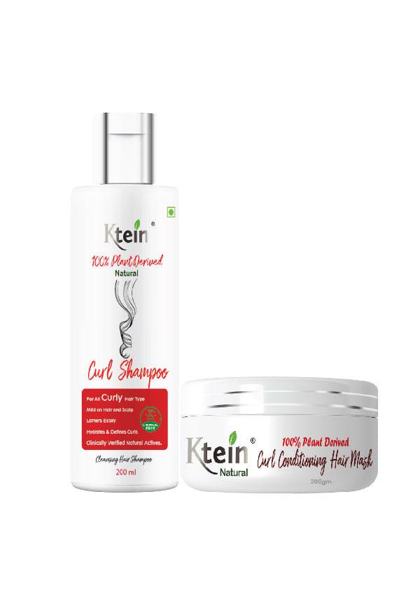Natural 100% Plant Derived Curl Shampoo & Conditioner Combo