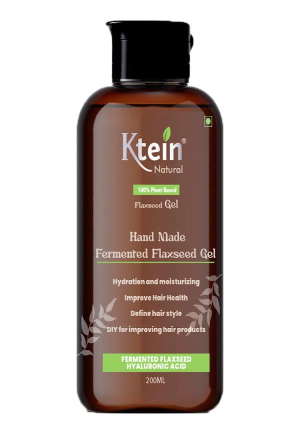 100% Natural Plant based Fermented hair Styling Flax Seed Gel