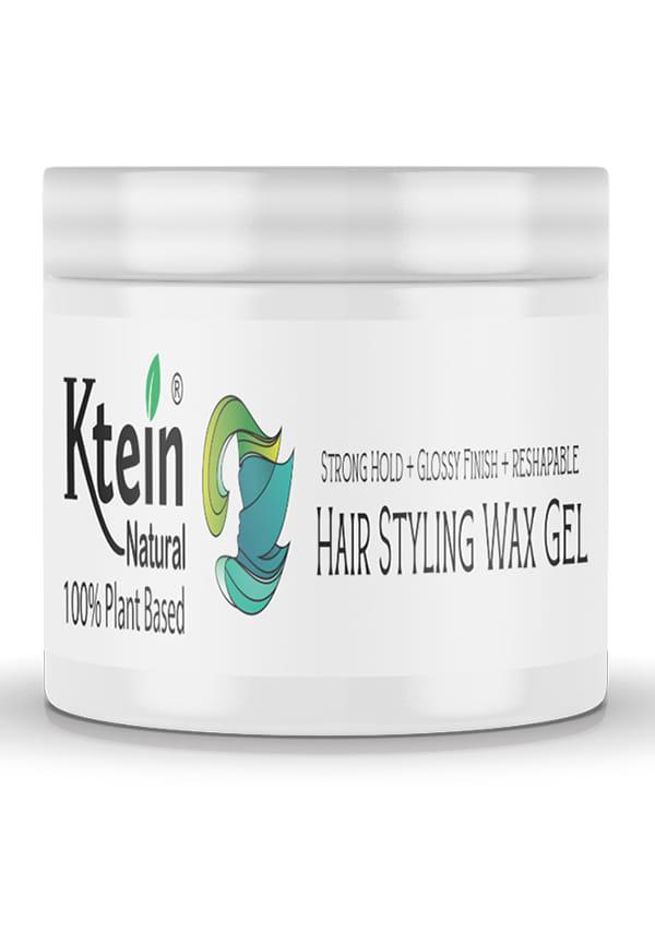 Hair Styling Wax Gel 100% Plant Based Strong Hold Glossy Finish Reshapable for Men & Women