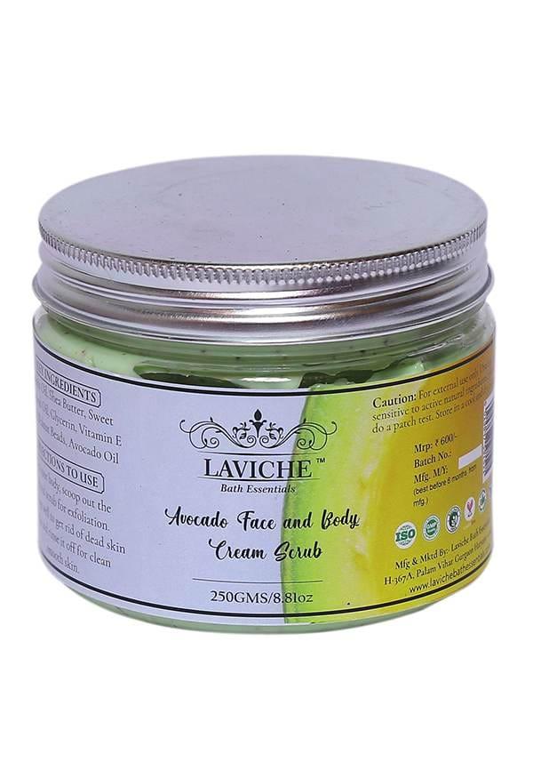 Avocado Face and Body Cream Scrub
