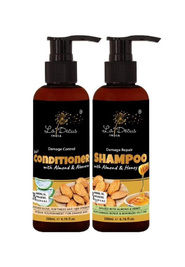 Almond Honey Shampoo and Almond Aloevera Conditioner combo