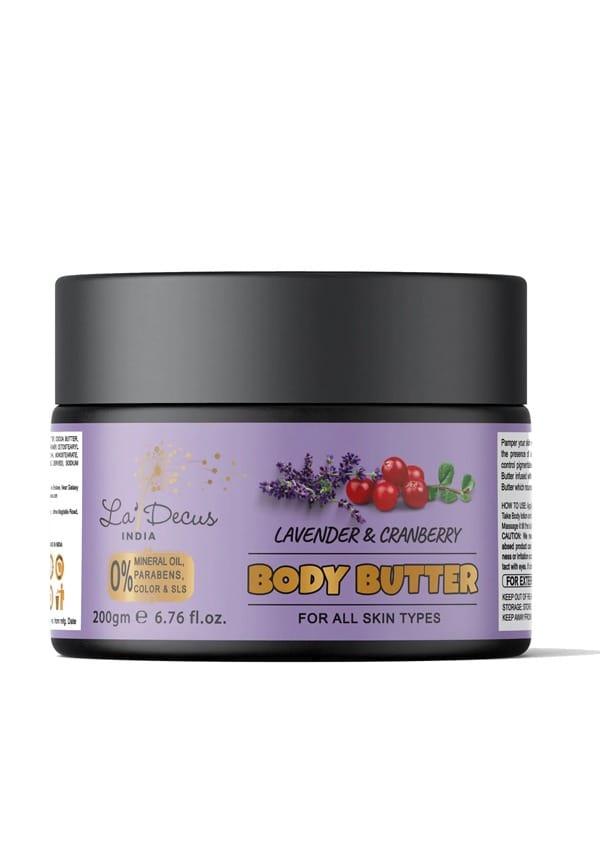 Lavender & Cranberry Body Butter for Women and Men