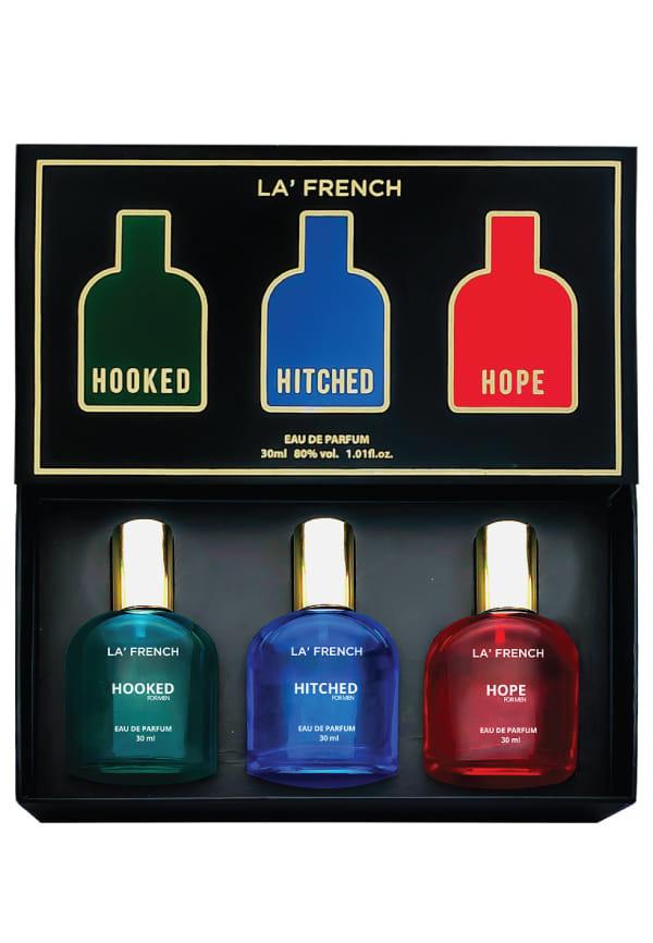 H Series Gift Set Perfume for men (Hooked, Hitched, Hope)