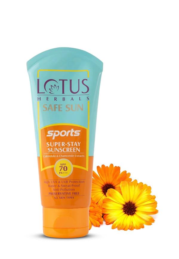 Safe Sun Sports Super-Stay Sunscreen SPF 70 PA+++