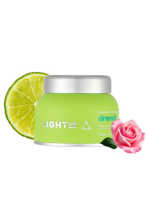 Drench Hydrating Jelly Mask for Glowing Skin, De-tanning and Brightening