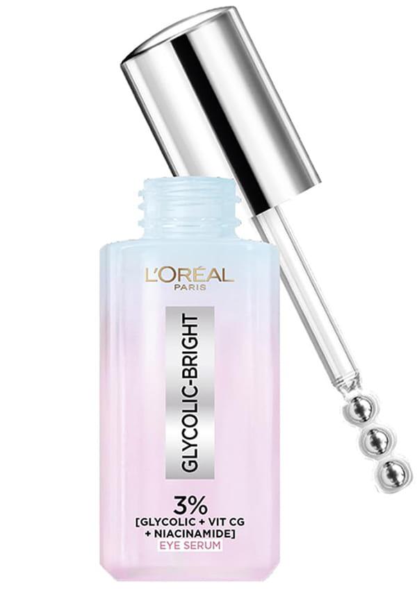L'Oreal Paris Glycolic Bright Dark Circle Eye Serum 3%