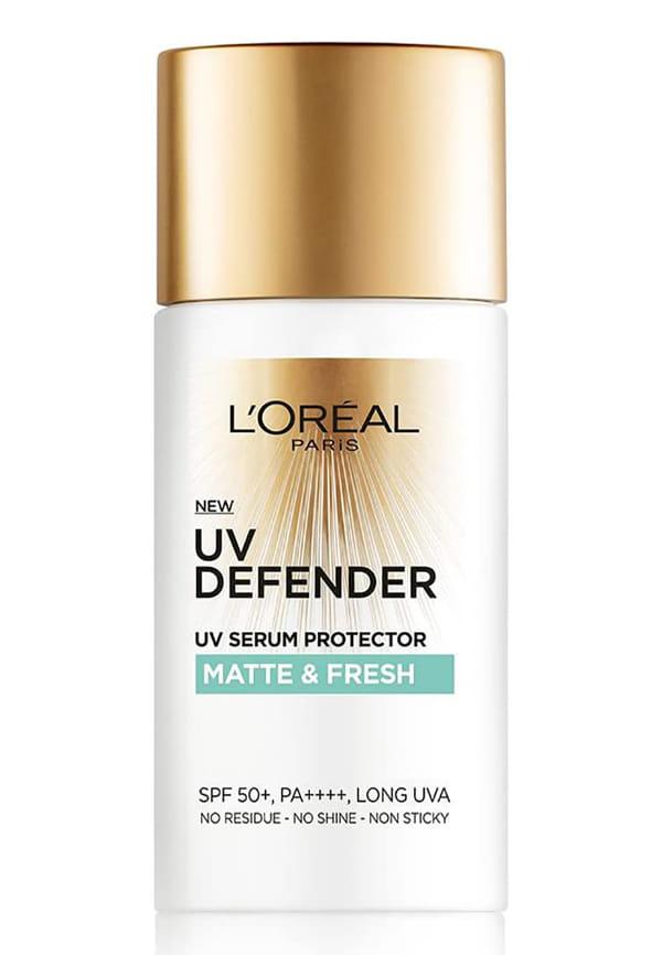 UV Defender Serum Protector Sunscreen SPF 50 PA+++, Matte & Fresh
