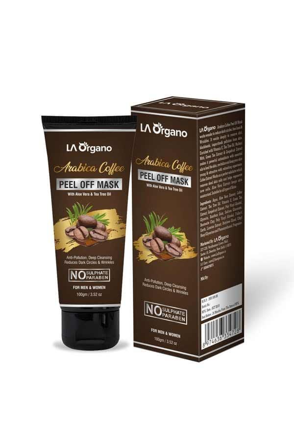 Arabica Coffee Peel Off Mask With Tea Tree & Aloe Vera Extracts