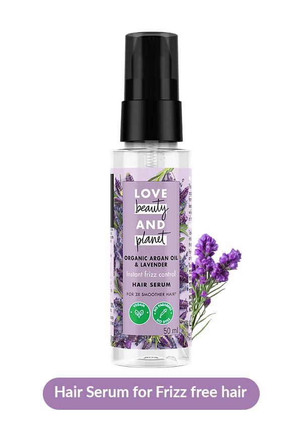 Argan Oil & Lavender Hair Serum for Frizz free hair 50ml
