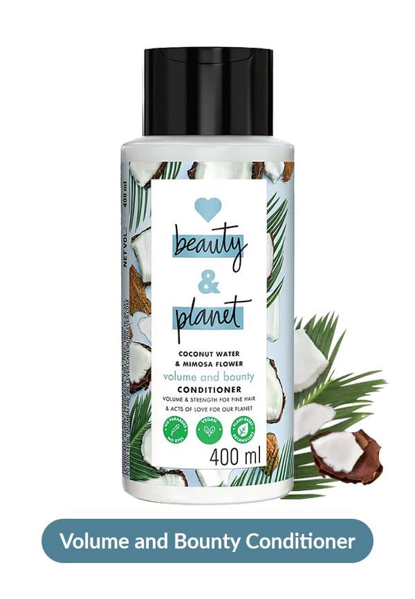 Coconut Water and Mimosa Flower Paraben Free Volume and Bounty Conditioner