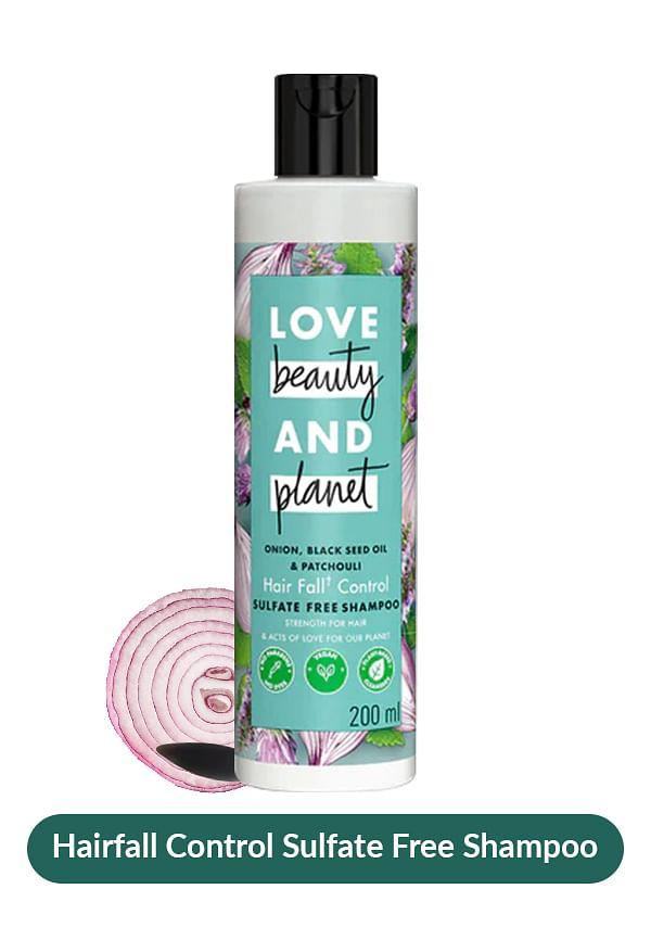 Onion, BlackSeed & Patchouli Hairfall Control Sulfate Free Shampoo