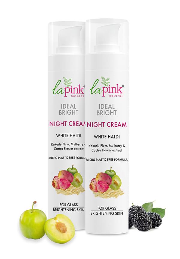 Ideal Bright Night Cream With White Haldi & Kakadu