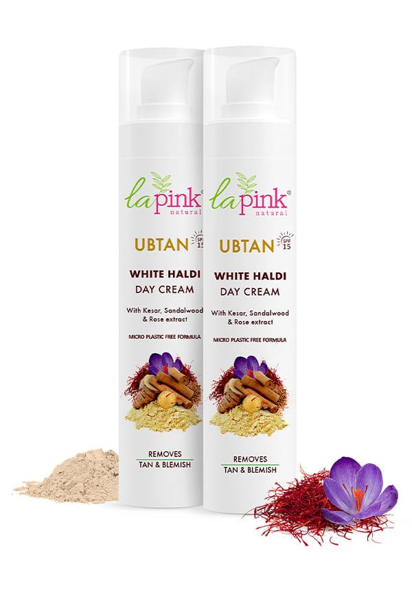 Ubtan White Haldi Day Cream With Saffron for Tan Removal