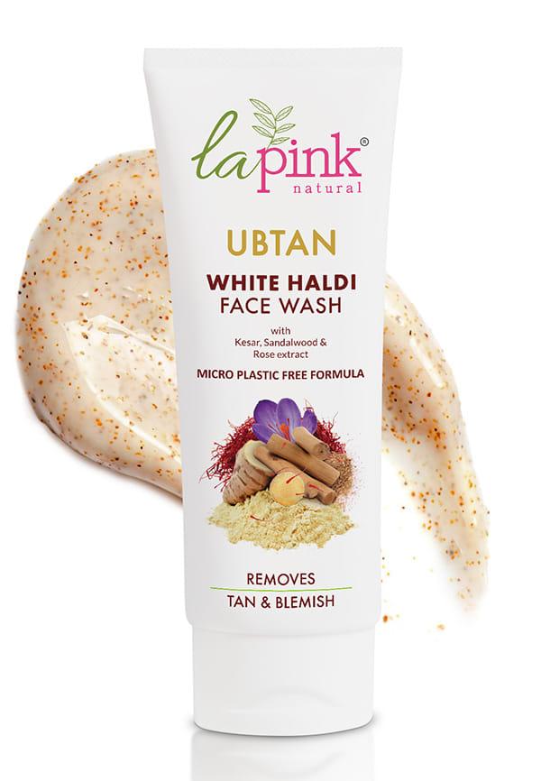 Ubtan White Haldi Face Wash With Saffron for Tan Removal