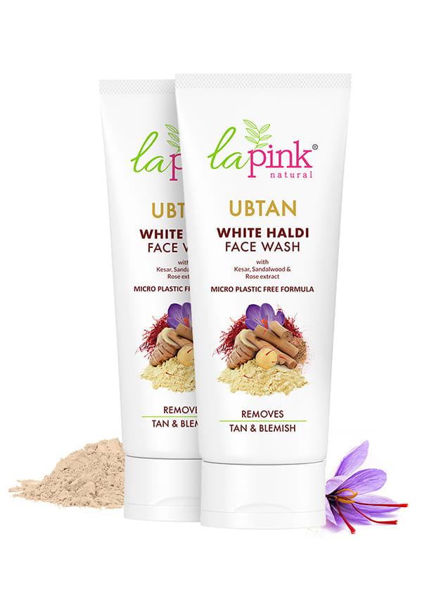 Ubtan White Haldi Face Wash With Saffron for Tan Removal
