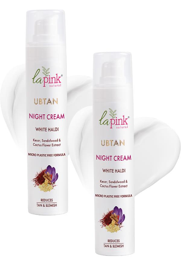 Ubtan White Haldi Night Cream With Saffron for Tan Removal