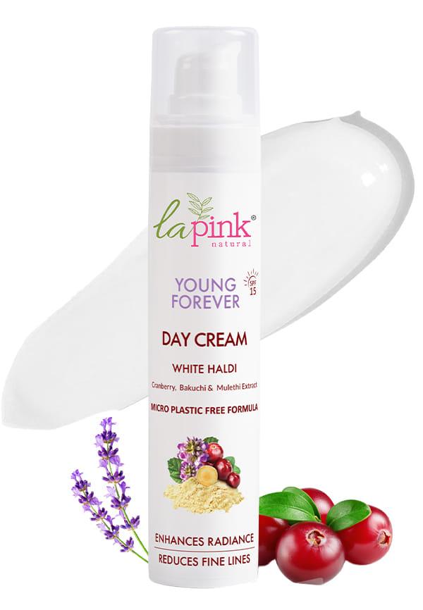 Young Forever Day Cream With White Haldi & Cranberry To Enhance Radiance