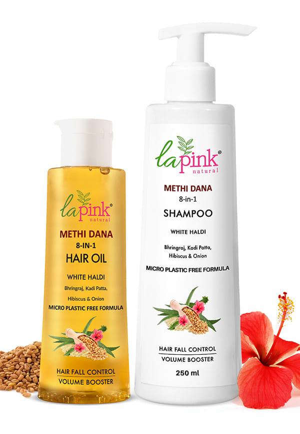 Methi Dana 8-in-1 Hair Fall Control Duo (Pack of 2)