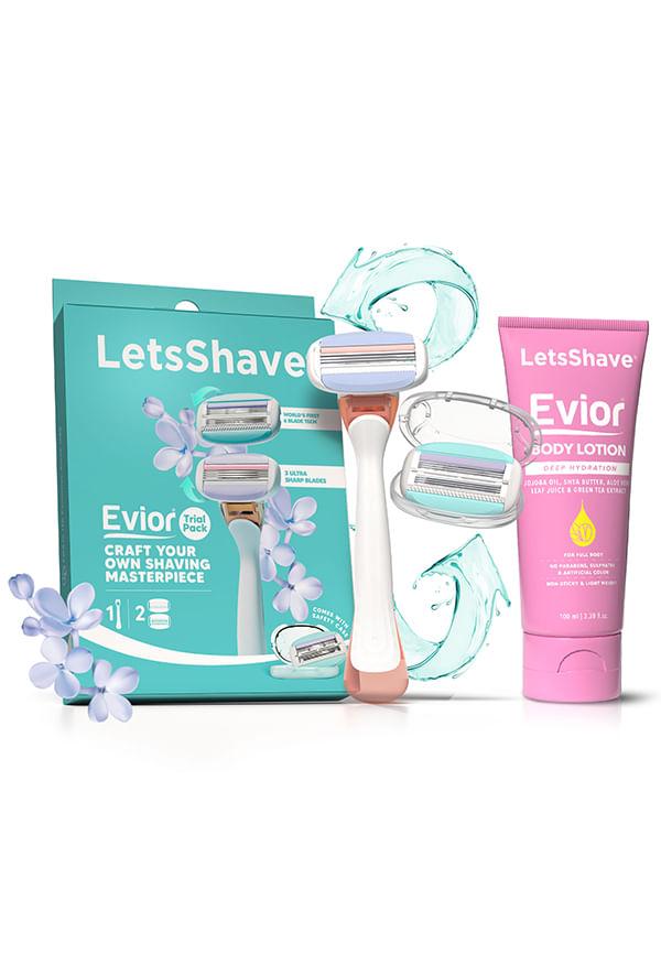 Evior 6 Body Razor Trial Kit For Sensitive Skin