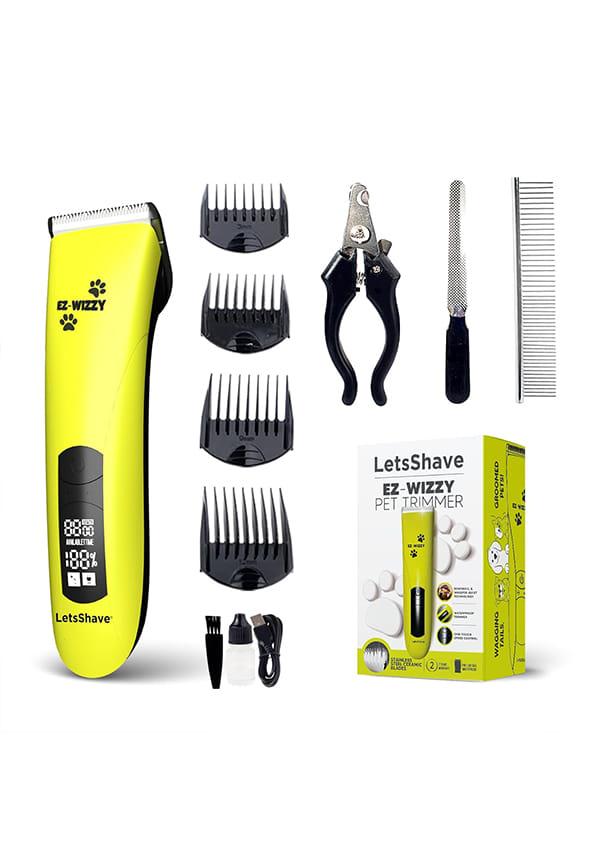 LetsShave EZ-WIZZY Pet Trimmer for Dogs & Other Hairy Animals,All in one Trimmer for dogs (Pet Trimmer With Tools)