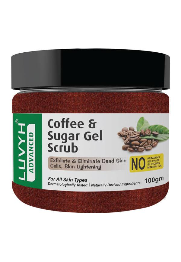Coffee Face and Body Gel Scrub for Tan Removal