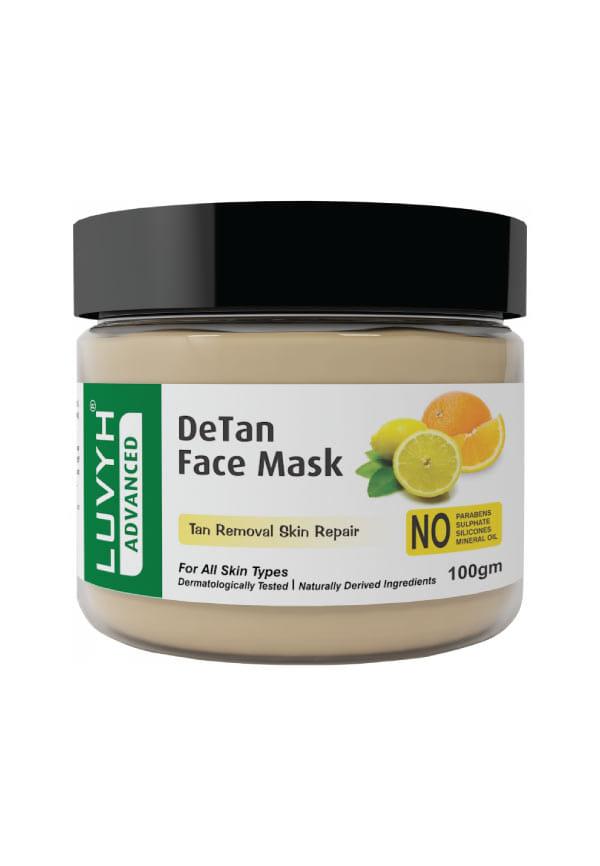 DeTan Face Mask Cream Mask Skin Brightening Ubtan Face Pack For Glowing Skin