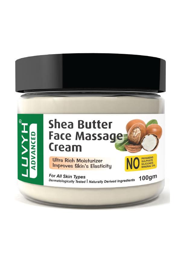 Shea Butter Face Massage Cream for Moisturizing