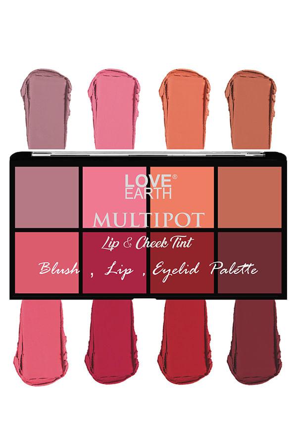 Blush , Lips , Eyelid Palette